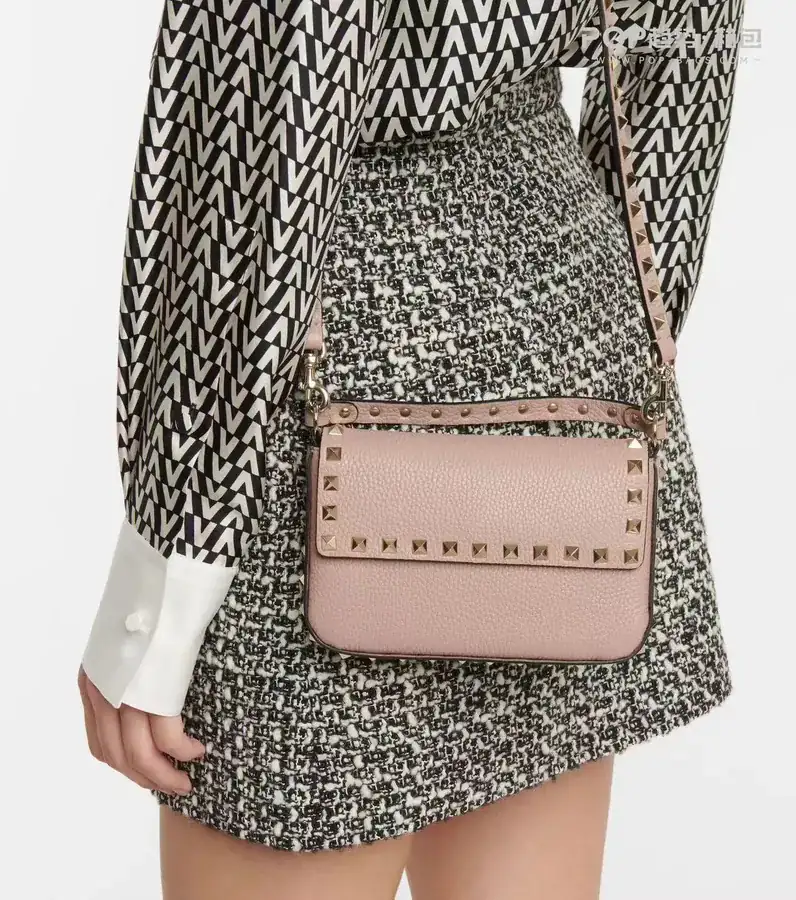 GARAVANI Grained Calfskin Bag with Buckles