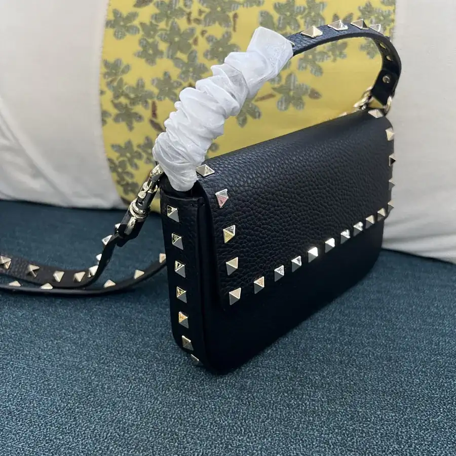 GARAVANI Grained Calfskin Bag with Stud Detail