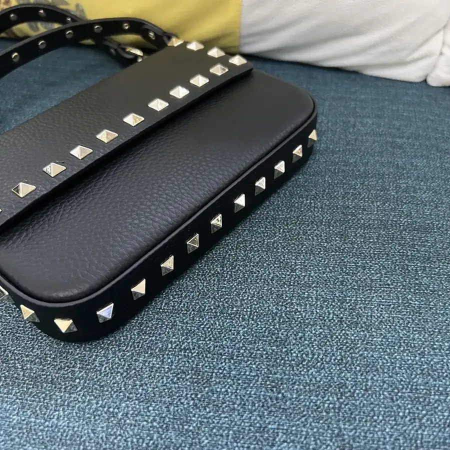 GARAVANI Grained Calfskin Bag with Stud Detail