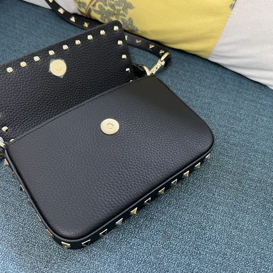 GARAVANI Grained Calfskin Bag with Stud Detail