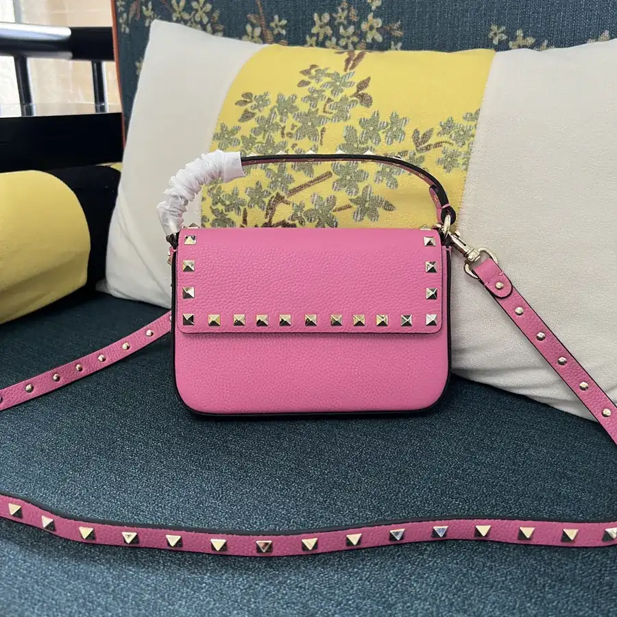 GARAVANI Grained Calfskin Handbag with Stud Detail