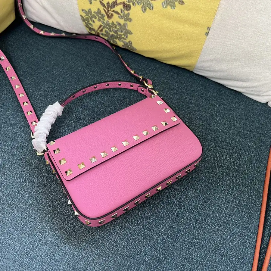 GARAVANI Grained Calfskin Handbag with Stud Detail