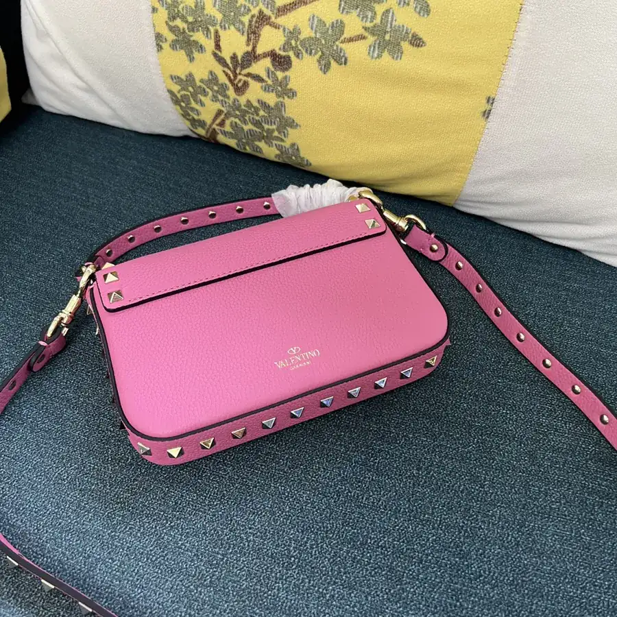 GARAVANI Grained Calfskin Handbag with Stud Detail