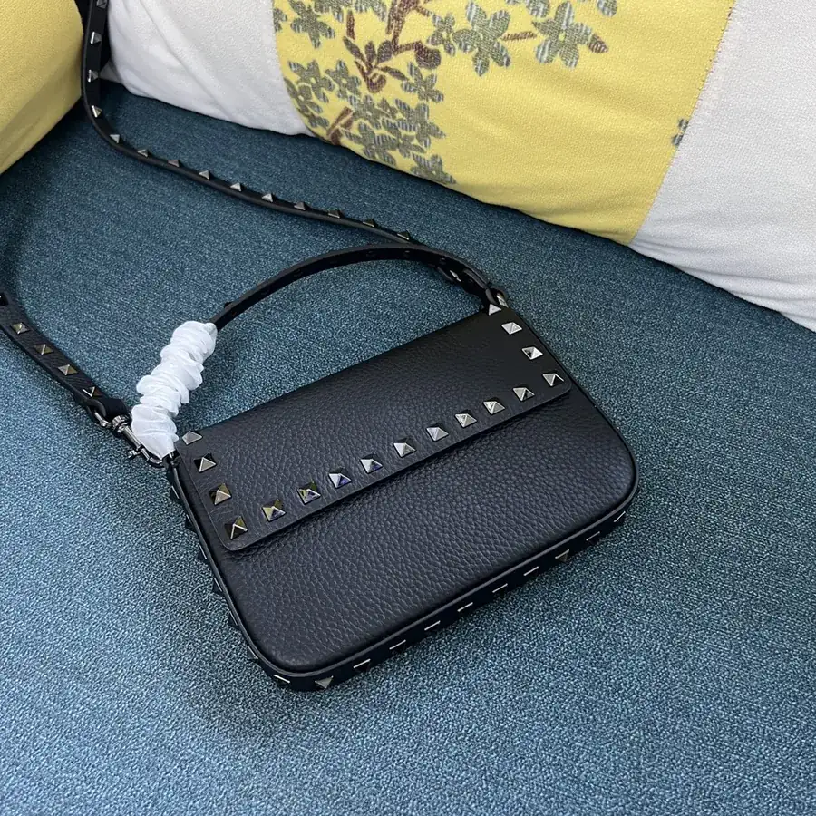 GARAVANI Grained Calfskin Handbag with Stud Details