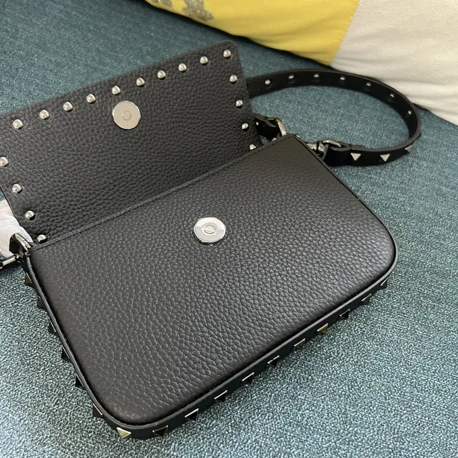 GARAVANI Grained Calfskin Handbag with Stud Details