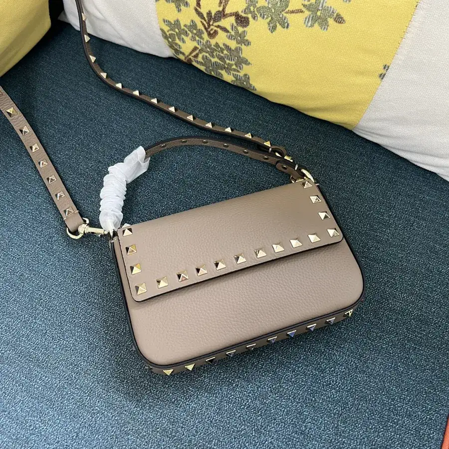 GARAVANI Grained Calfskin Bag with Stud Detail