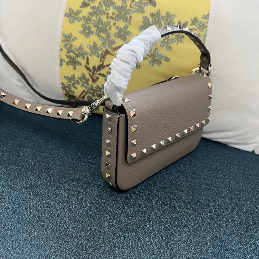 GARAVANI Grained Calfskin Bag with Stud Detail