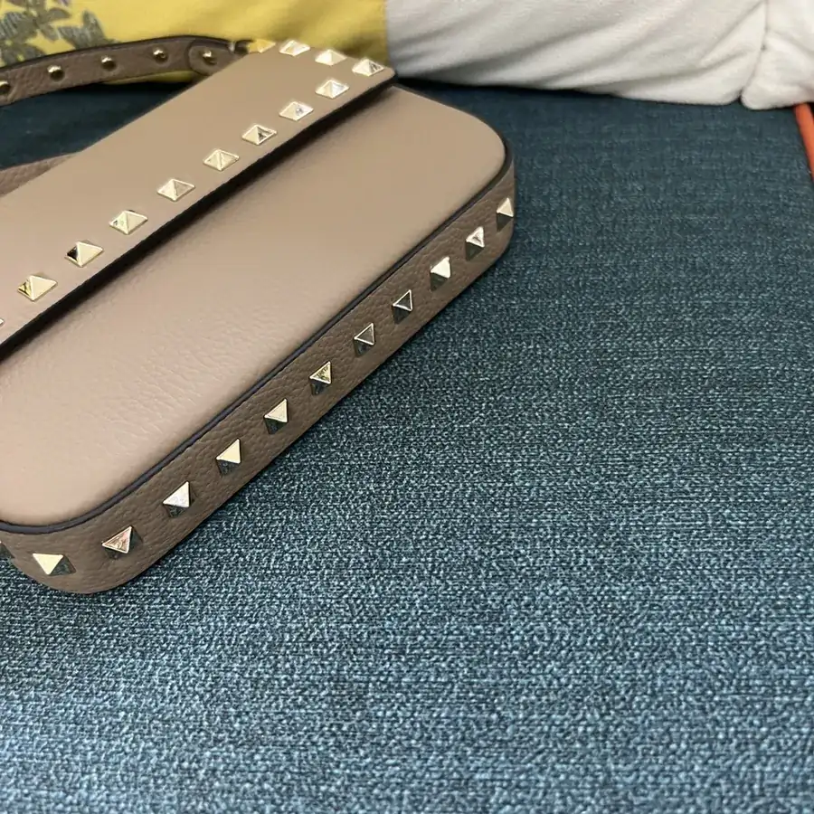 GARAVANI Grained Calfskin Bag with Stud Detail