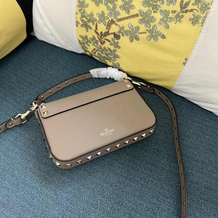 GARAVANI Grained Calfskin Bag with Stud Detail