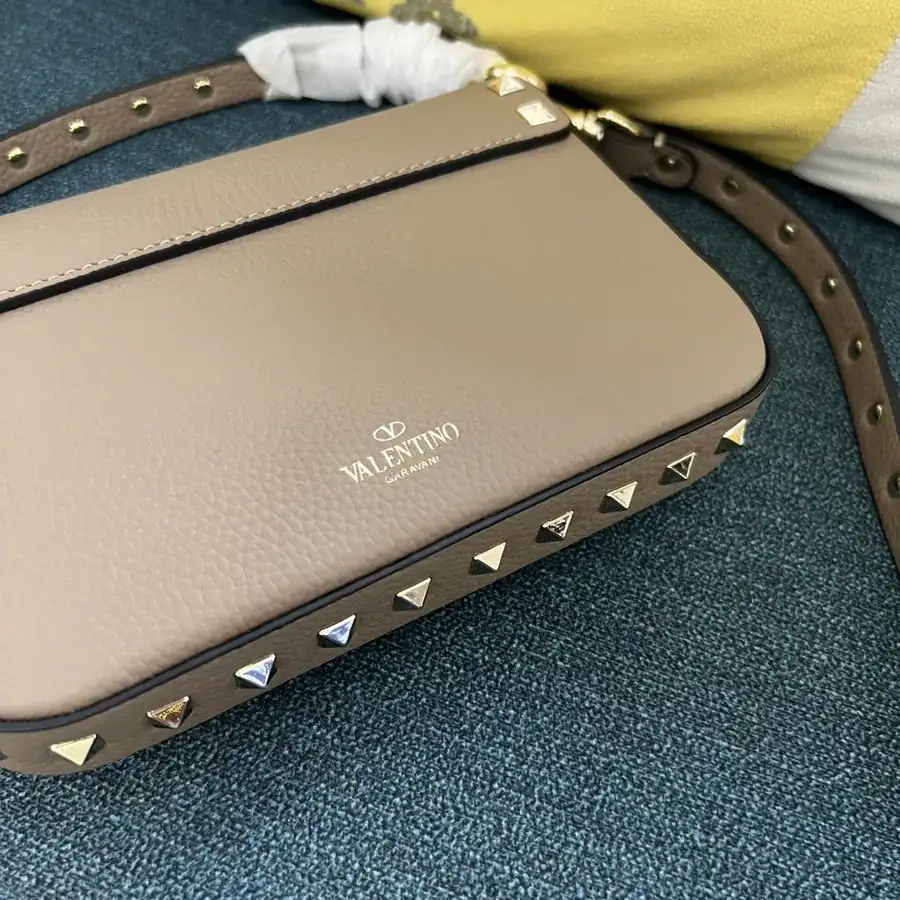 GARAVANI Grained Calfskin Bag with Stud Detail