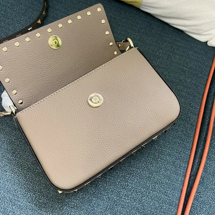 GARAVANI Grained Calfskin Bag with Stud Detail