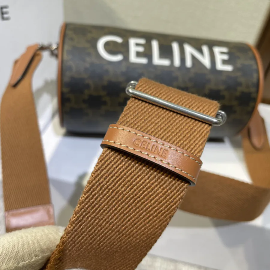 CELIN* 2022 New Signature Print Round Bucket Bag
