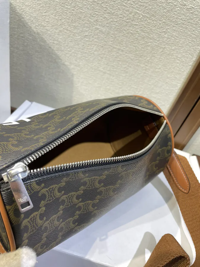 CELIN* 2022 New Signature Print Round Bucket Bag