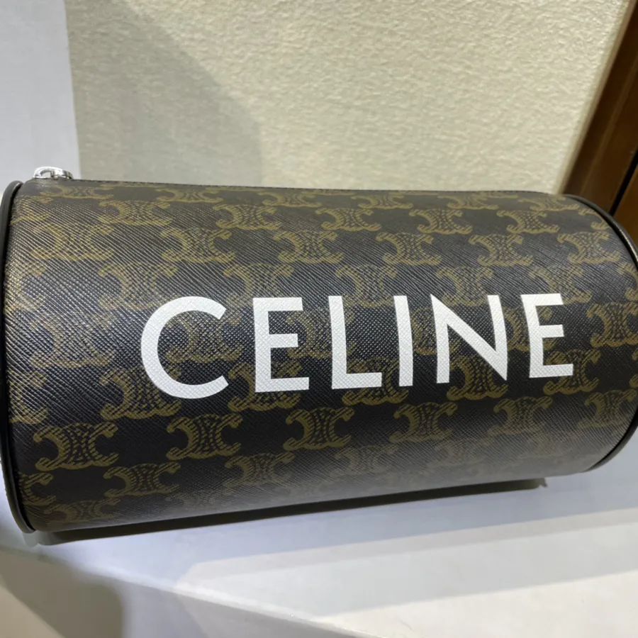 CELIN* 2022 New Signature Print Round Bucket Bag