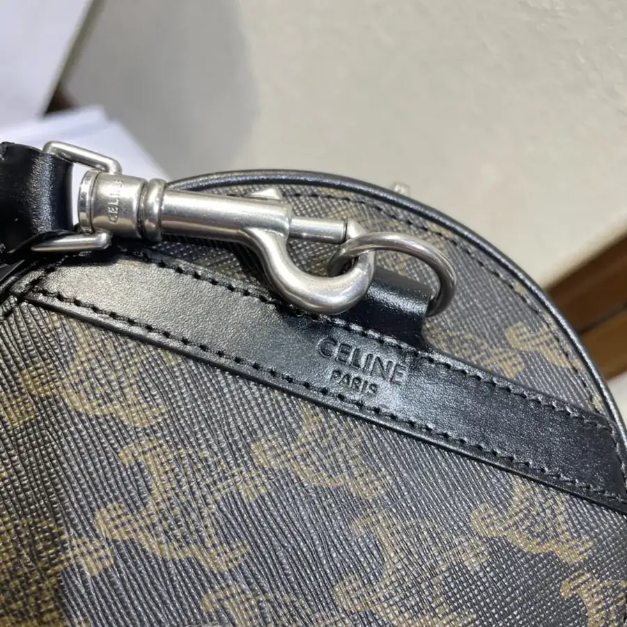 CELIN* 2022 New Signature Print Round Bucket Bag