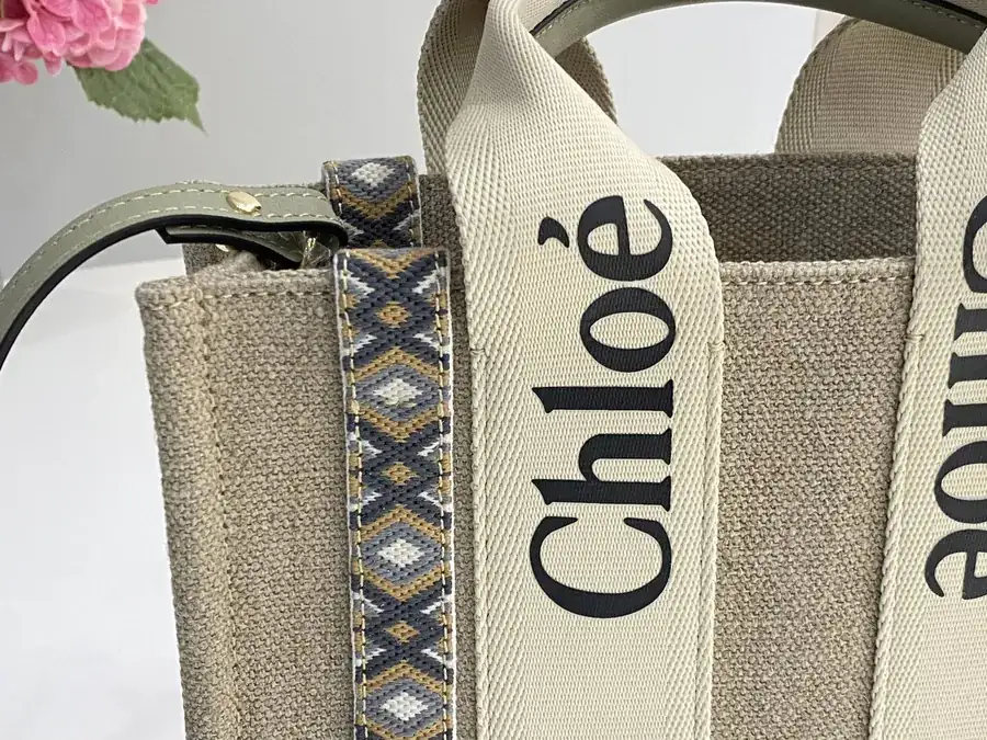 Chloe Woody Embroidered Tote Handmade Embroidery