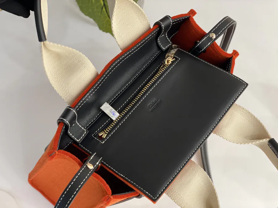 Chloe Woody Tote Small Size with Long Strap