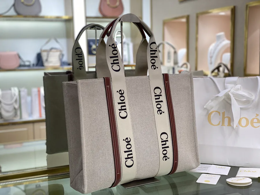 Chloe Woody Tote Bag Large Size