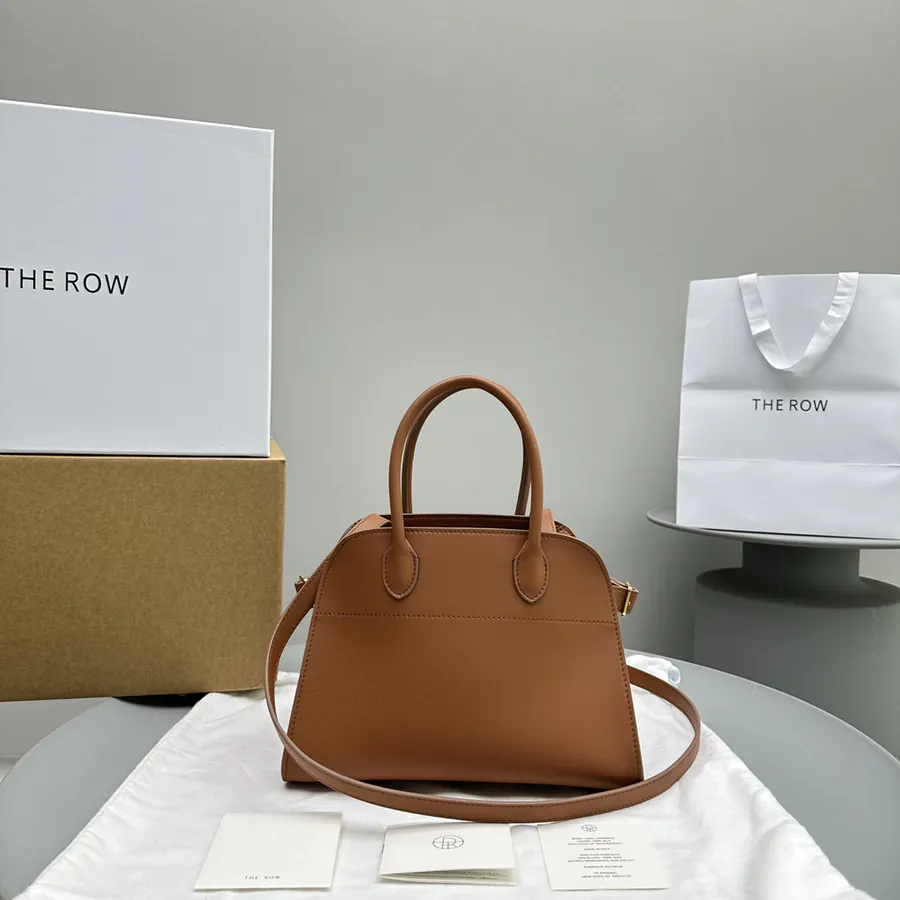 The ROW Margaux10 Mini Bag Brown