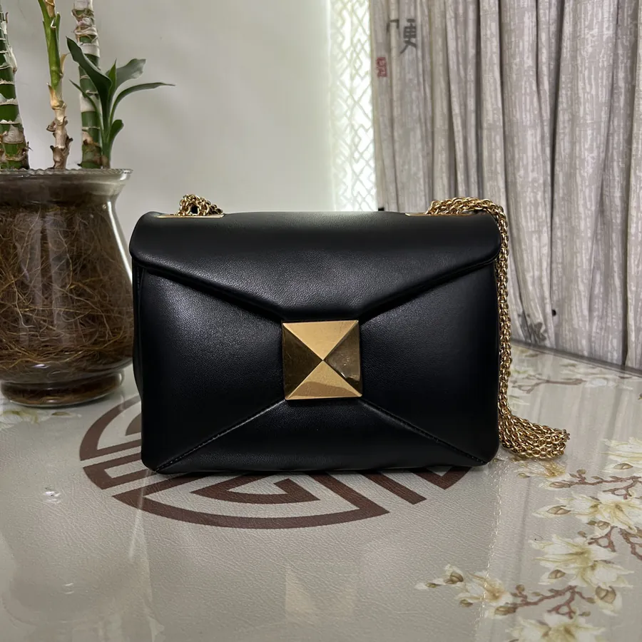 Garavani One Stud Chain Handbag with Large Studs, Shoulder & Crossbody