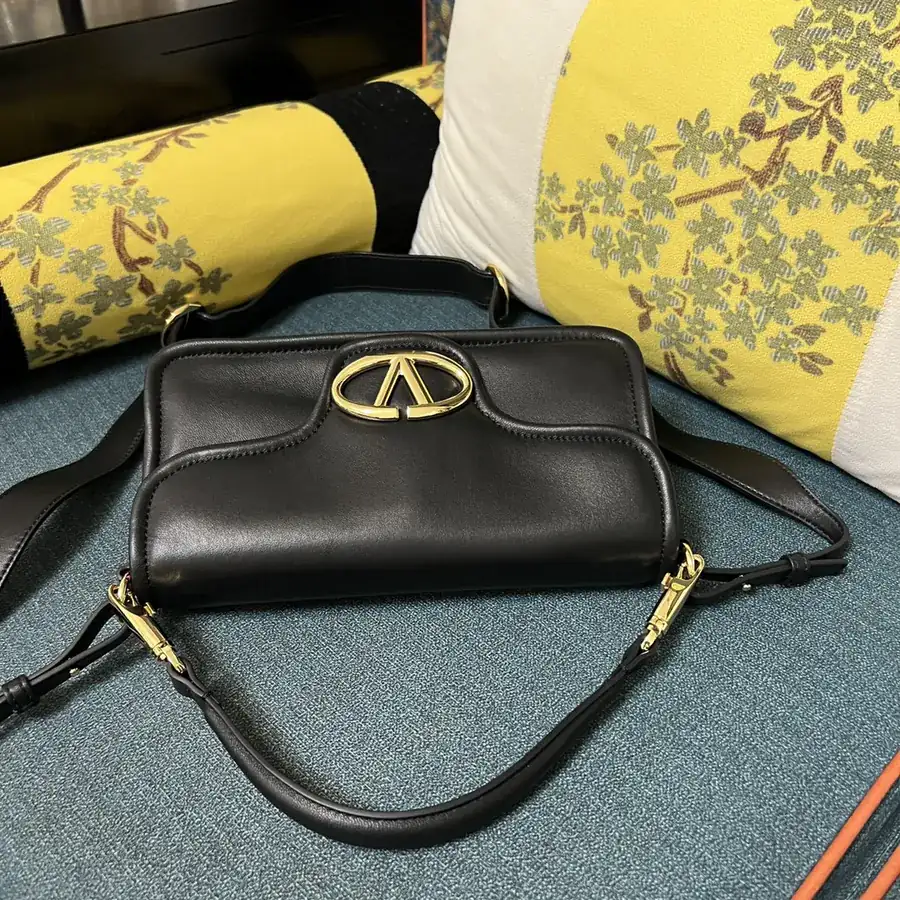 VLOGO 1960 Medium Leather Bag with Adjustable Strap