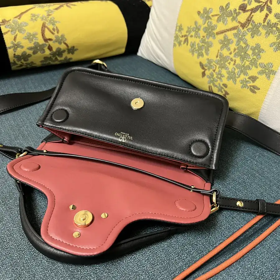 VLOGO 1960 Medium Leather Bag with Adjustable Strap