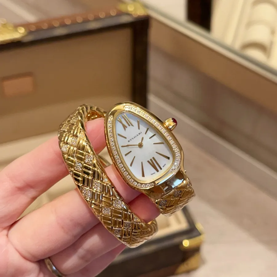 Bvlgari Serpentin Spig Square Art Watch