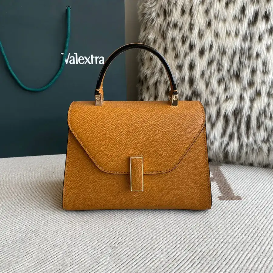 Caramel Valenza Side Handbag Classic Flip Cover Shoulder Bag