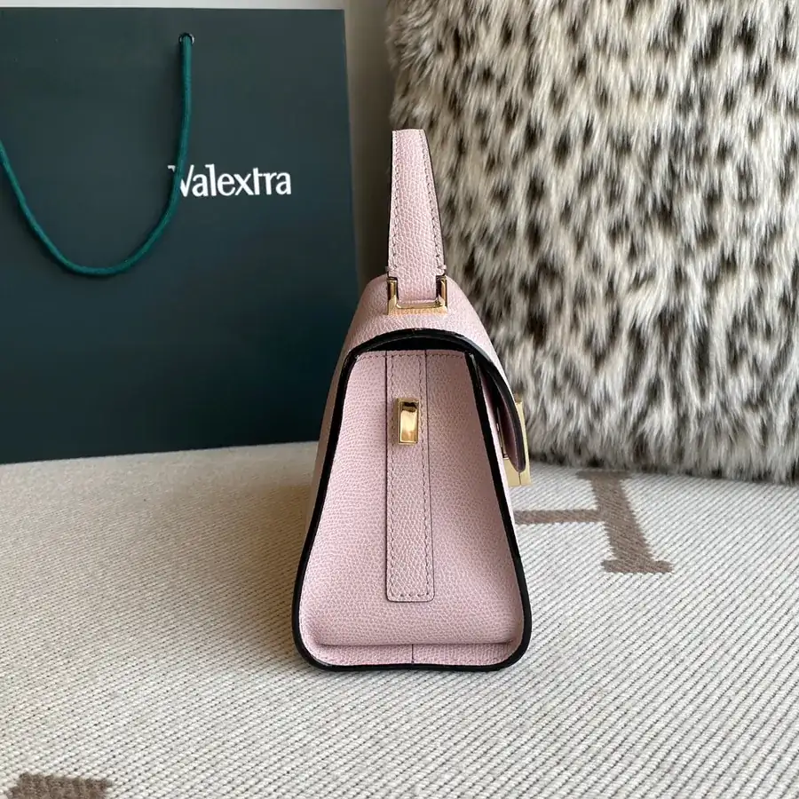 Valextra Side Handbag Classic Flip Cover Shoulder Bag