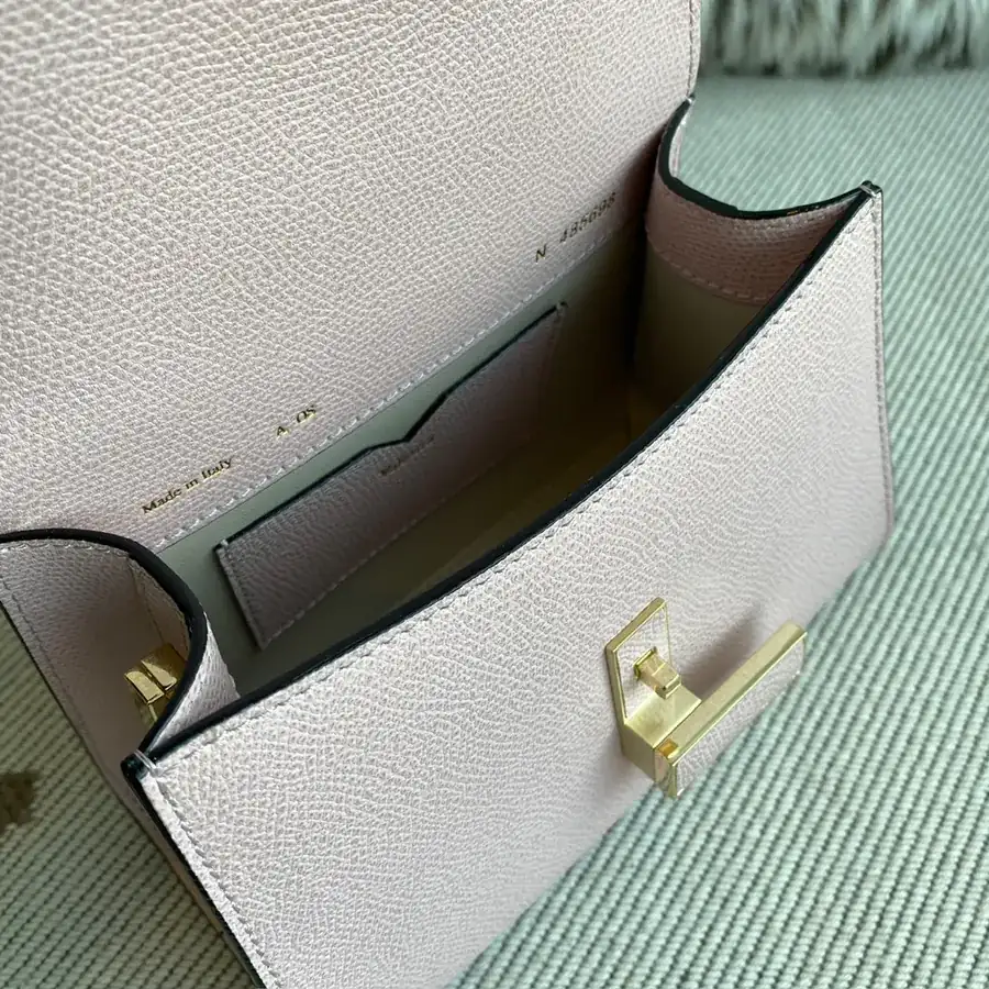 Valextra Side Handbag Classic Flip Cover Shoulder Bag
