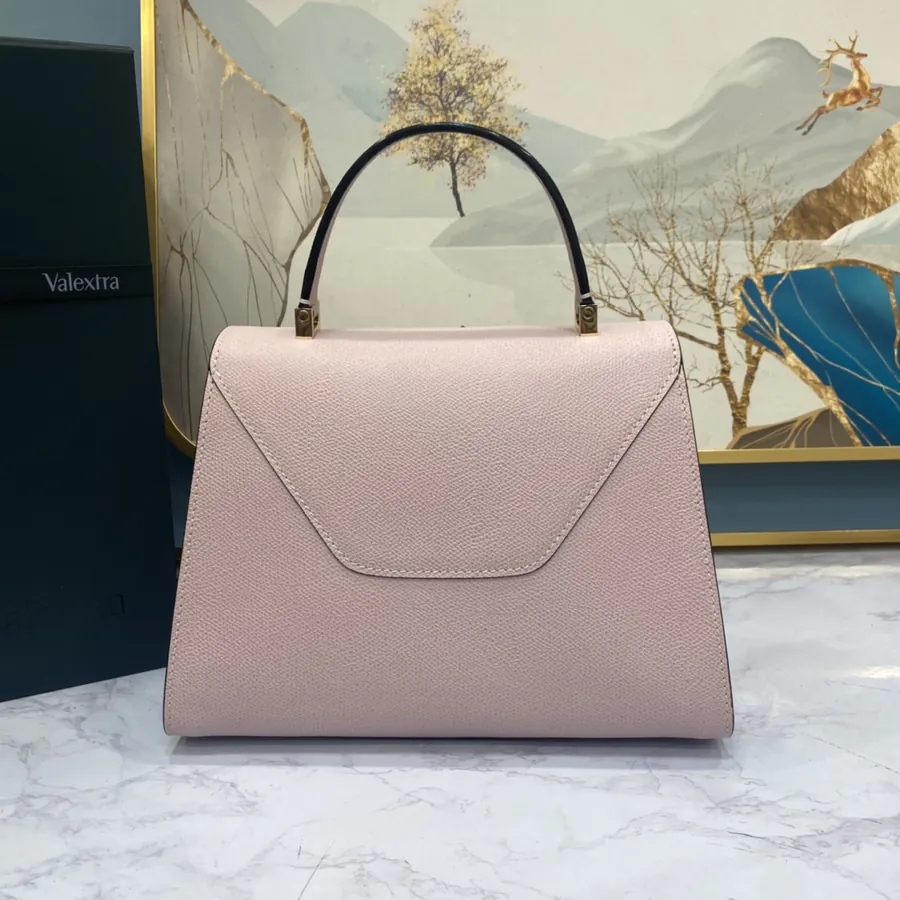 Valextra Iside Minimalist Design with Grained Calfskin