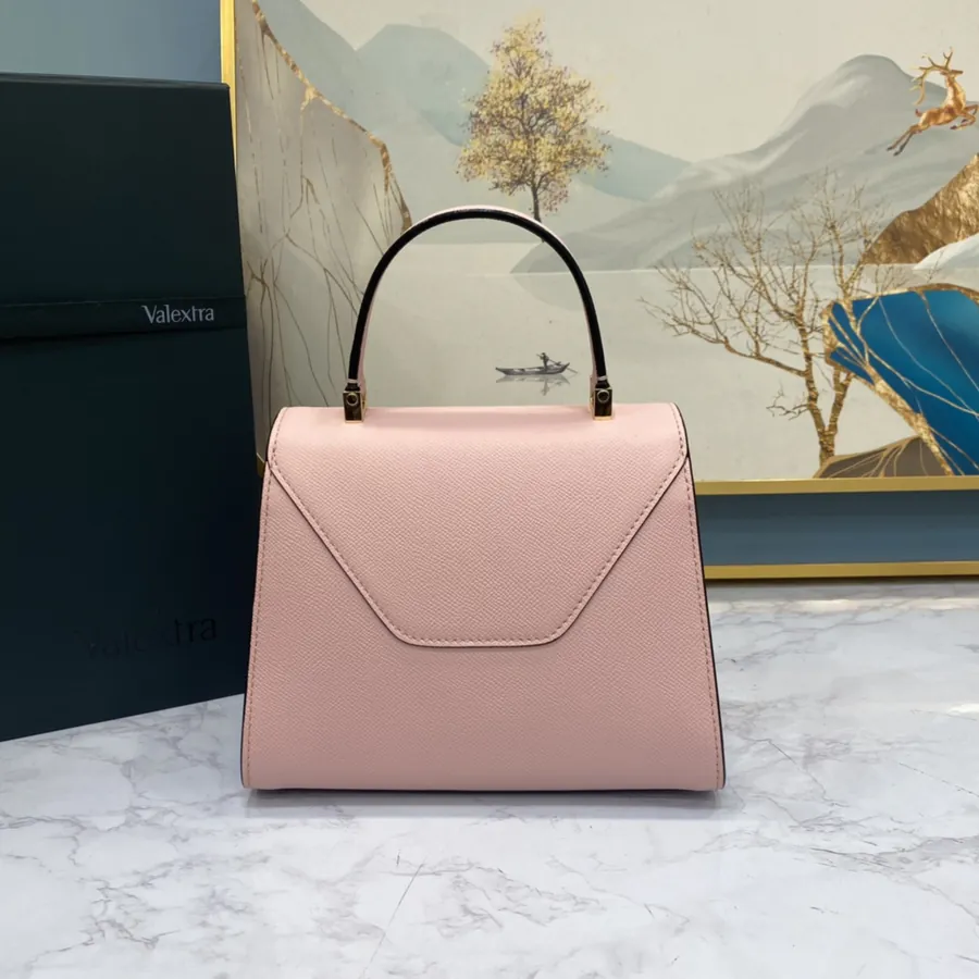 Valextra Iside Minimalist Design with Grained Calfskin