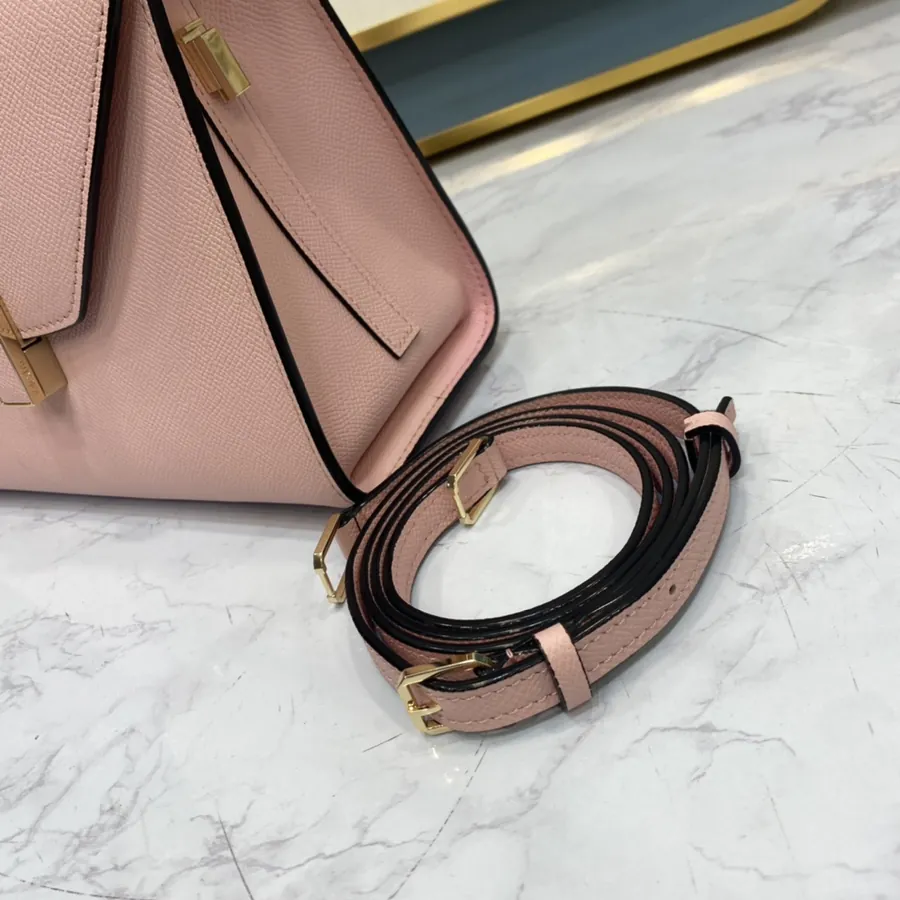 Valextra Iside Minimalist Design with Grained Calfskin