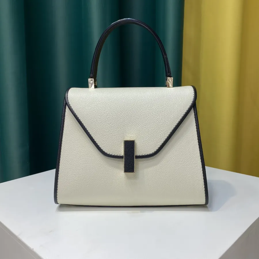 Valextra Iside Minimalist Design with Grained Calfskin Interior