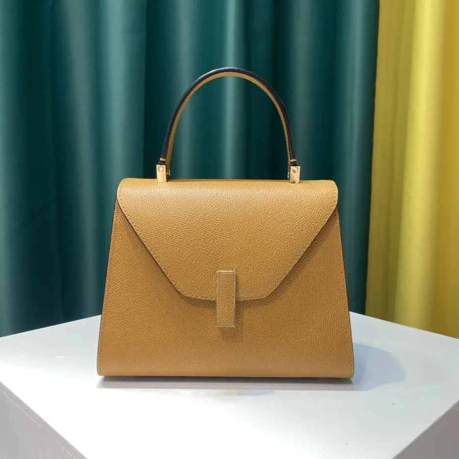 Valextra Iside Minimalist Design with Grained Calfskin