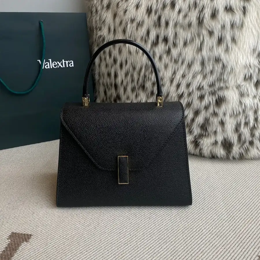 Black Mini Lside Handbag by Valenza
