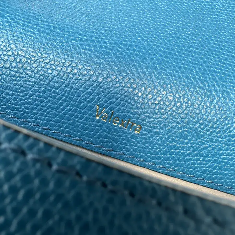 Valextra Iside Minimalist Design with Grained Calfskin