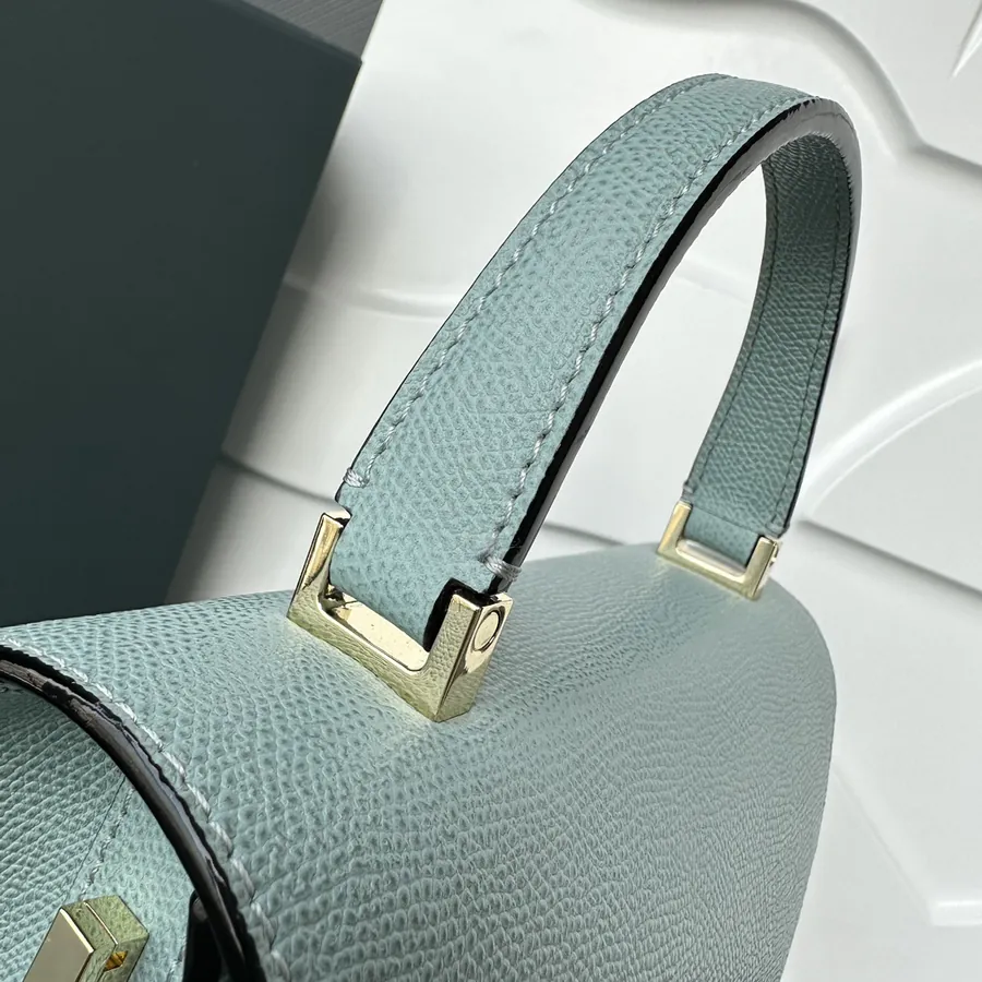 Valextra Iside Minimalist Design with Grained Calfskin Interior