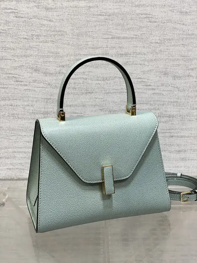 Valextra Small Size Grained Calfskin Bag