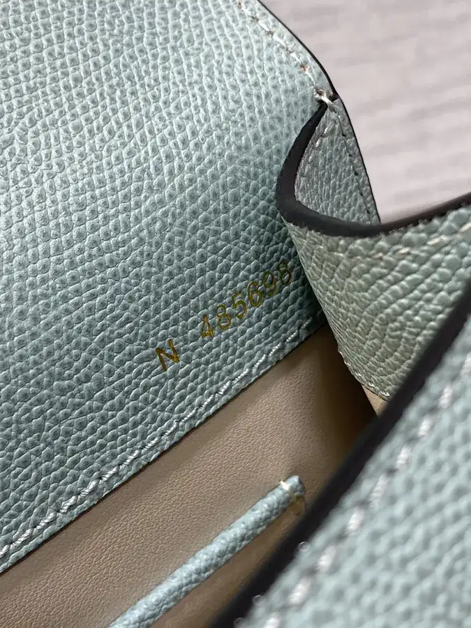 Valextra Small Size Grained Calfskin Bag