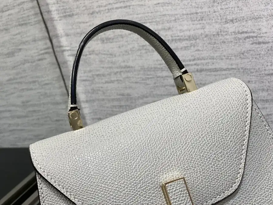Valextra Mini Gray Tote Sleek and Minimalist Design
