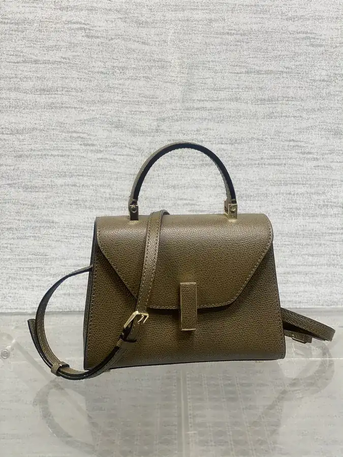 Valextra Mini Caramel Briefcase