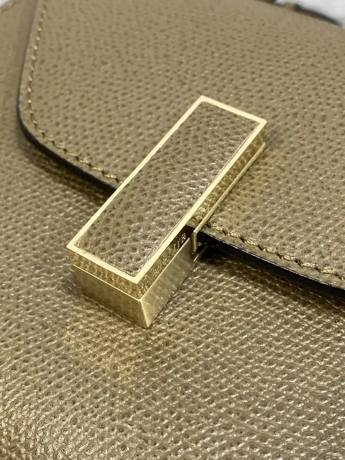 Valextra Mini Caramel Briefcase