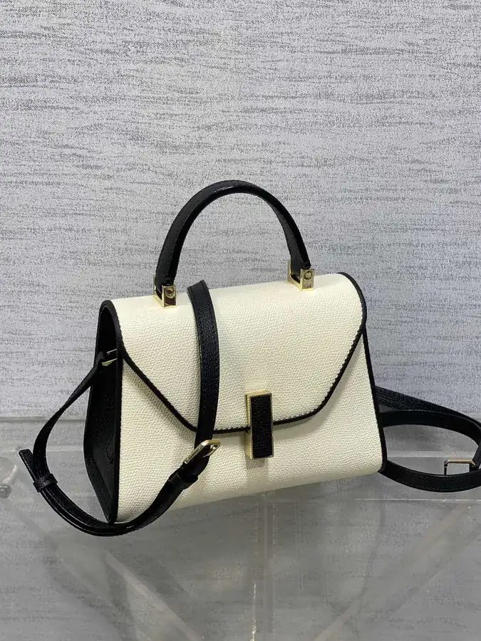 Valexstra Mini Black and White Patchwork Bag