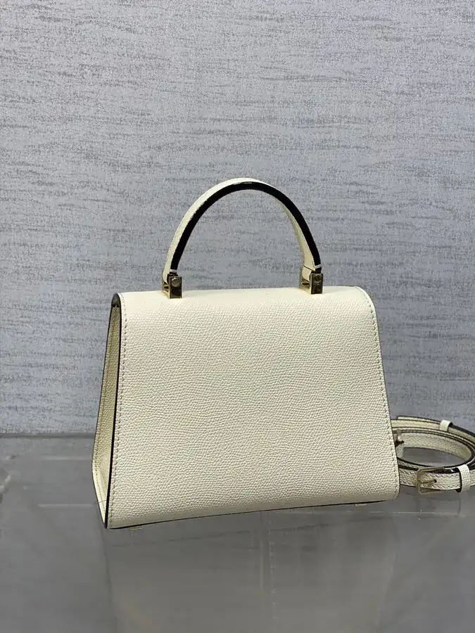 Valextra Mini White Handbag