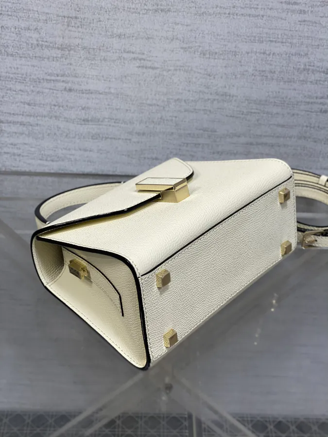 Valextra Mini White Handbag