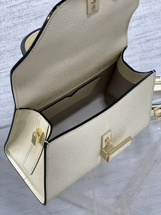 Valextra Mini White Handbag