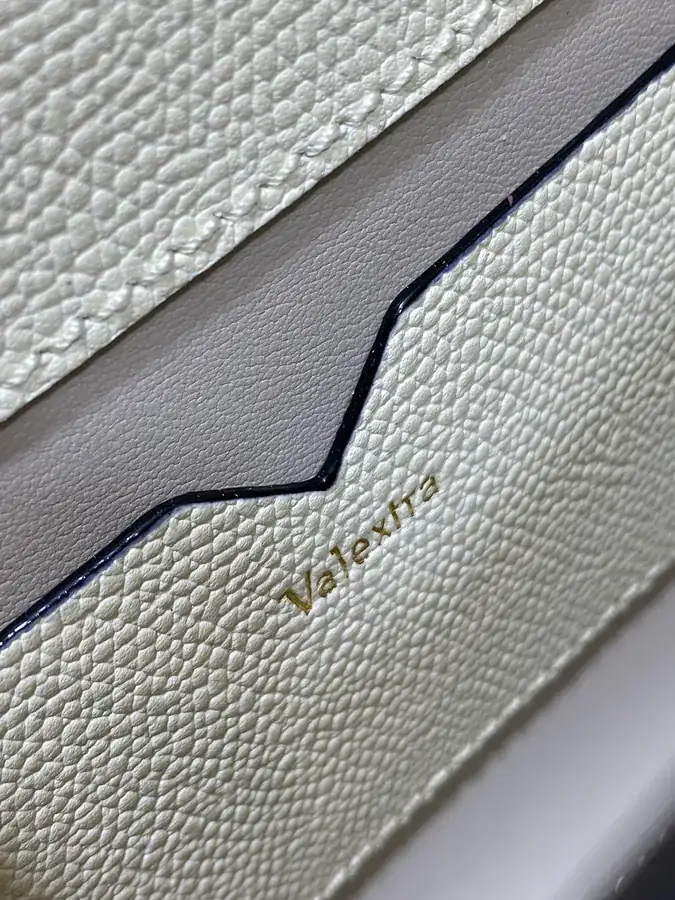 Valextra Mini White Handbag