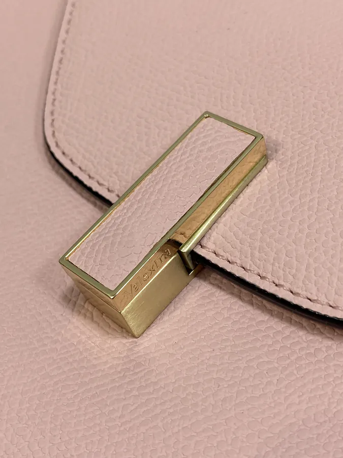 Valextra Sakura Pink Medium Bag