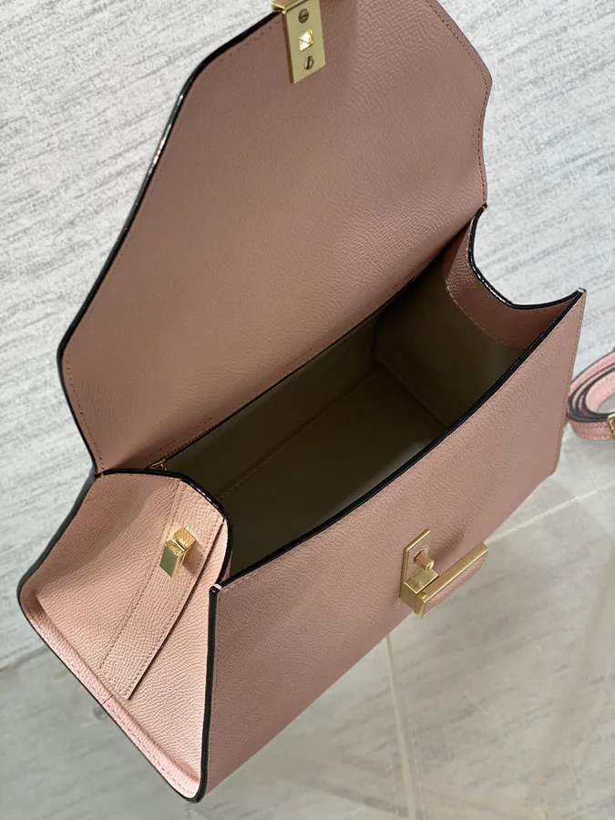 Valextra Sakura Pink Medium Bag